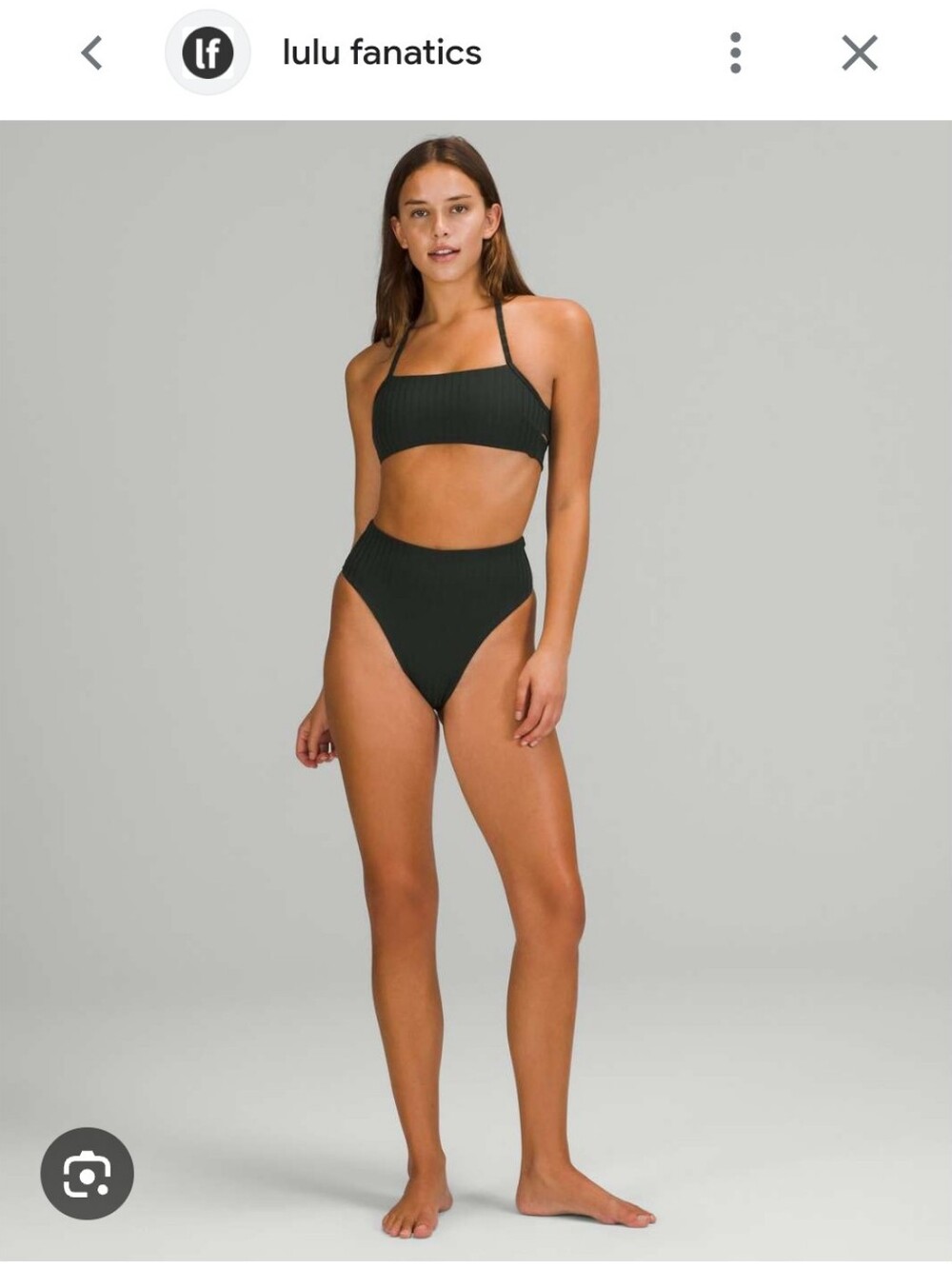 Like New ! Lululemon Ribbed Bikini ! Size M